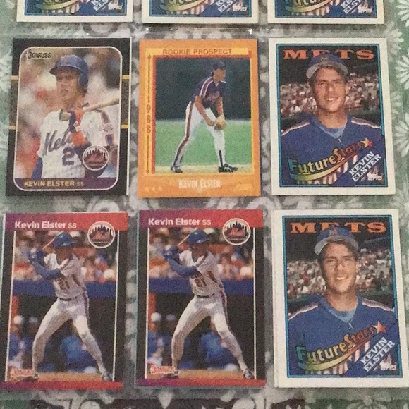NY METS KEVIN ELSTER CARDS, 9 cards!!!, various, see photos - Picture 3 of 3